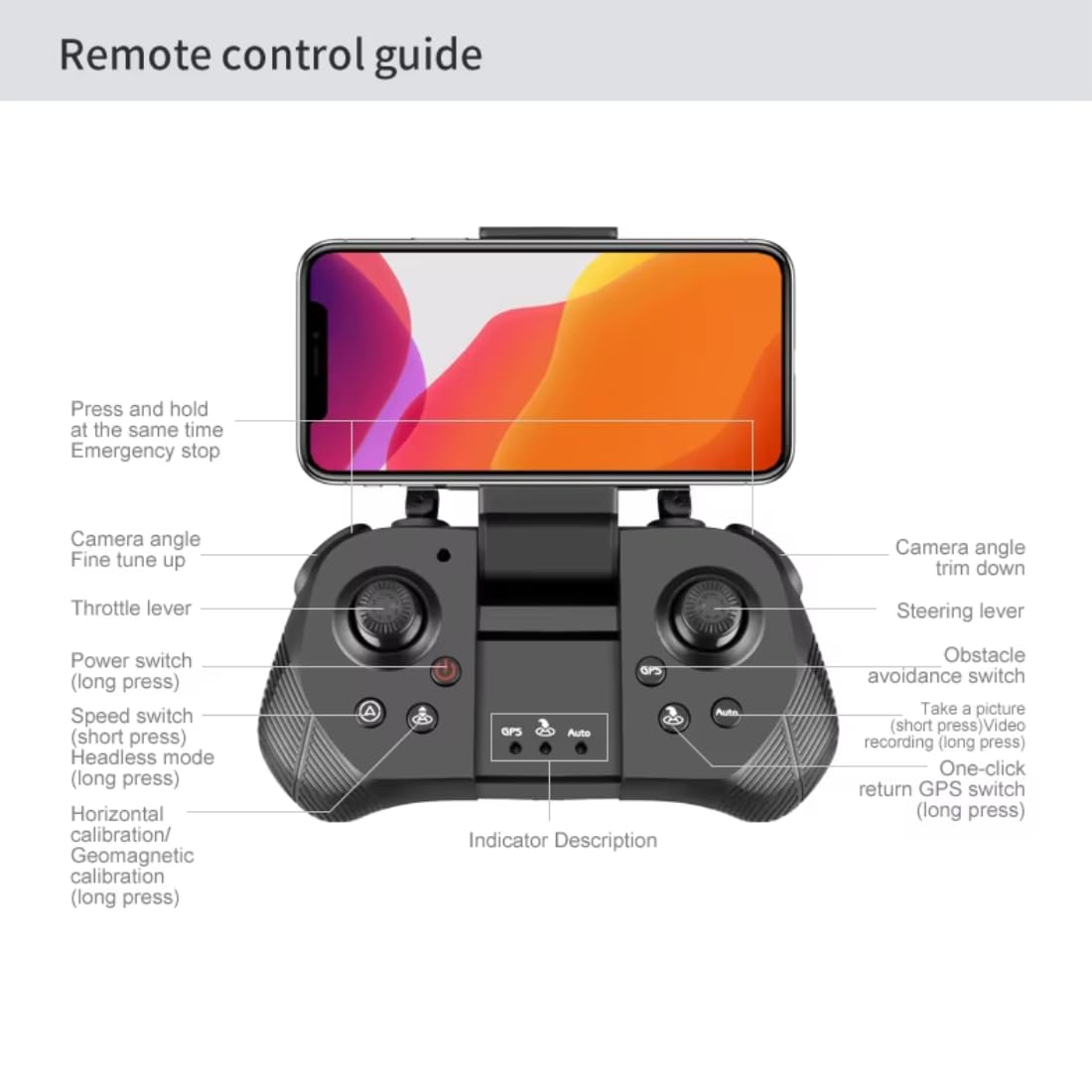 4K Brushless Toy Drone with Long-Range Control, Foldable Design, Auto Return, Long Flight Time and 45-Minute Flight Time for Advanced Aerial Photography and Exploration. (V28)
