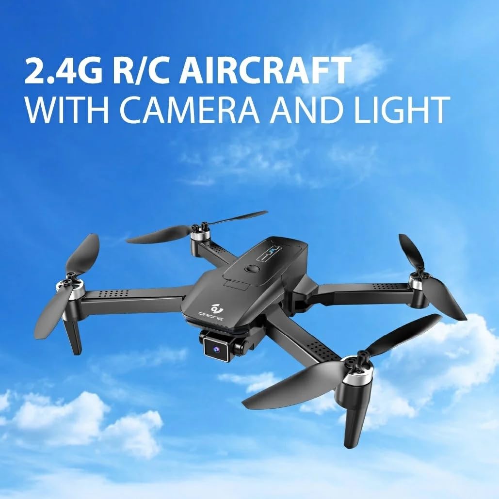 Drone with Camera 8K 30 Mins Flight with 5GHz Auto Return Transmission GPS Brushless Motor Foldable and One-Key Return Headless Mode Aerial Photography Toy Drone Multicolor. (LH-X80G)