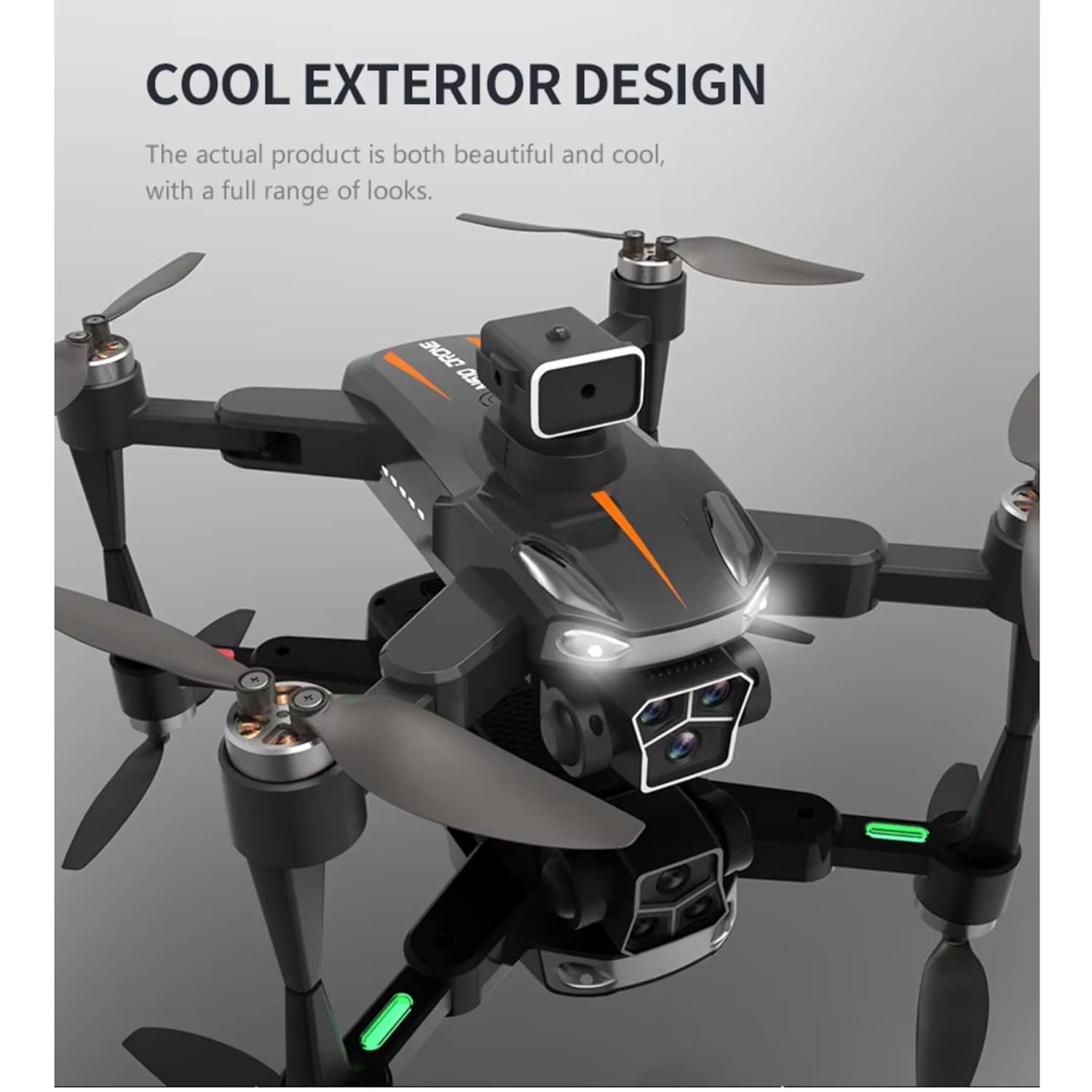 4K UHD Camera Toy Drone with 30-Minute Battery Life, Auto Return, GPS & Brushless, Smart Auto-Fly Modes, 360° Stunt Flip, One-Key Return, Follow-Me, Gesture Control for Aerial Photography. (P11 GPS)