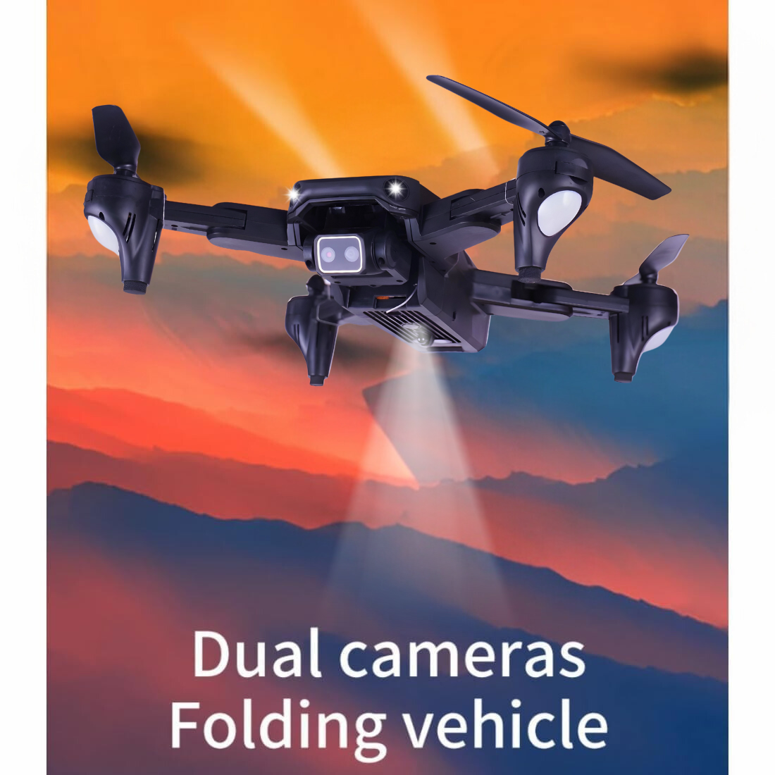 Advanced 4K Toy Drone with Long Flight Time, Real-Time Video Transmission, Obstacle Avoidance, Flight Modes and One-Touch Takeoff/Return for Photography and Auto Return.(Multicolor)(DRONE AIR)