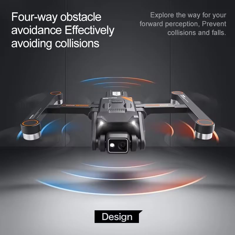 Toy Drones with UHD Camera 3 Axis Brushless Drone with 4K/30FPS Video 48MP Photo with 5GHz Transmission, Long Flight Time, 3D Flips, Headless Mode, Aerial Photography Multicolor(RG700)