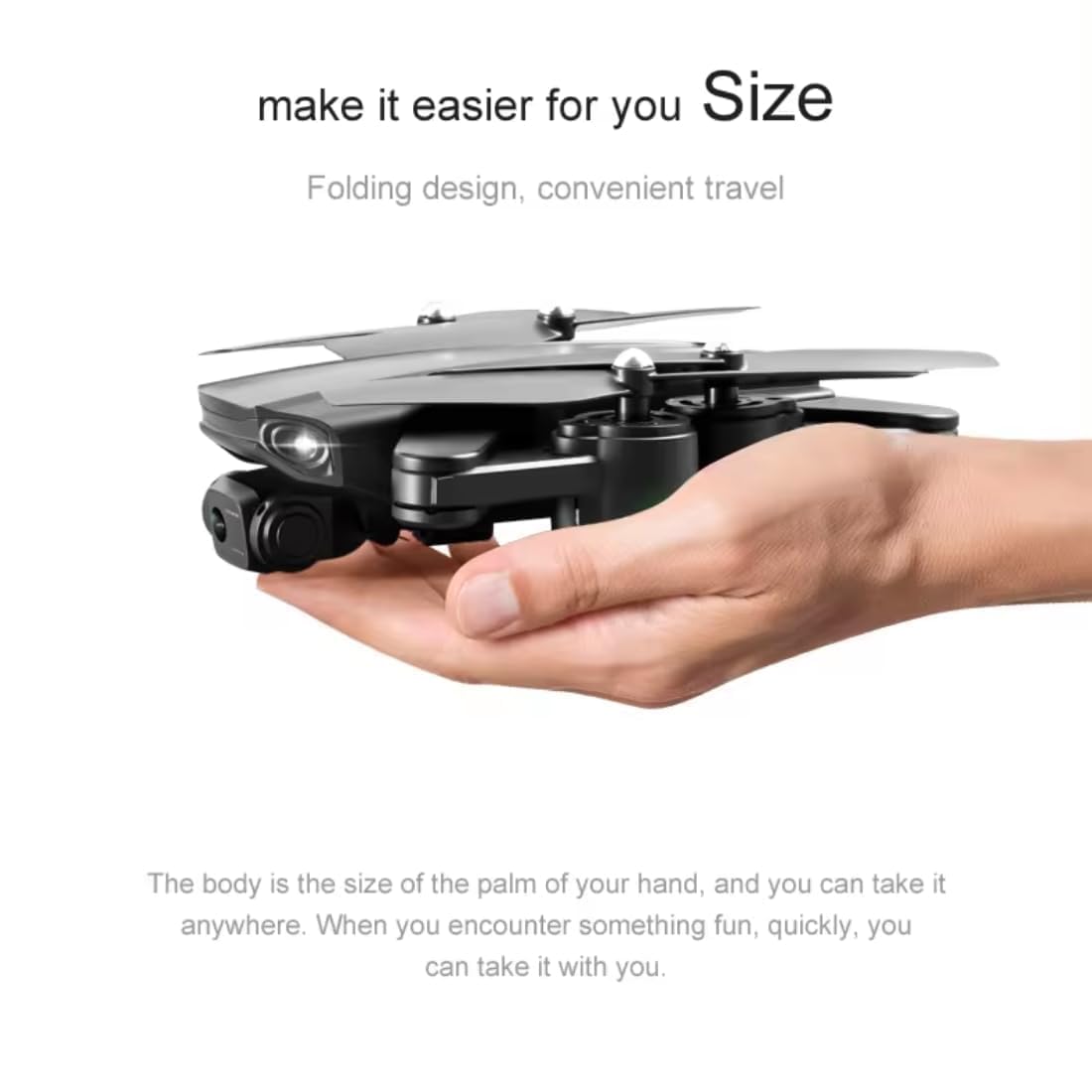 Pro Drone With 4K Camera Wifi FPV 1080P HD Dual Foldable RC Drone Altitude Hold Headless Mode Visual Positioning Auto Return App Control Multicolor (R20)