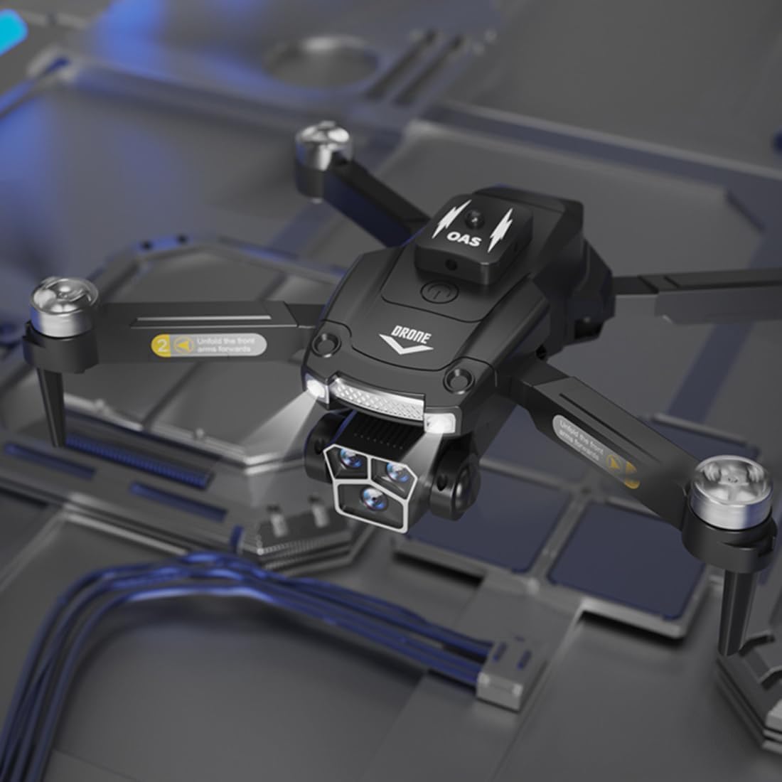 Pro-Grade 4K Toy Drone with Brushless Motors, Smart Features, Foldable Design, and 30-Minute Flight Time for Stunning Aerial Footage & Auto Return. (Multicolor)(JS2 PRO)