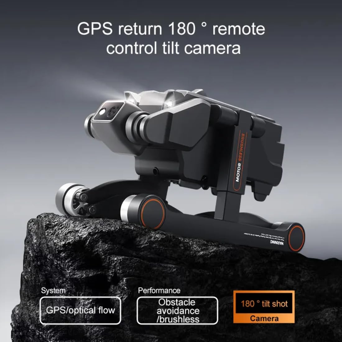 Toy Drones with UHD Camera 3 Axis Brushless Drone with 4K/30FPS Video 48MP Photo with 5GHz Transmission, Long Flight Time, 3D Flips, Headless Mode, Aerial Photography Multicolor(RG700)