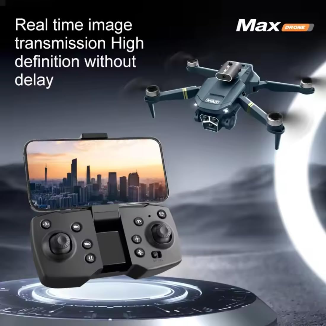 Brushless Toy Drone with 4K UHD Camera, 45-Minute Flight Time, Foldable Design, Smart Flight Modes (Follow Me, Auto Return), Auto Return & Stable Flight for Aerial Photography & Exploration.(Y3-MAX)