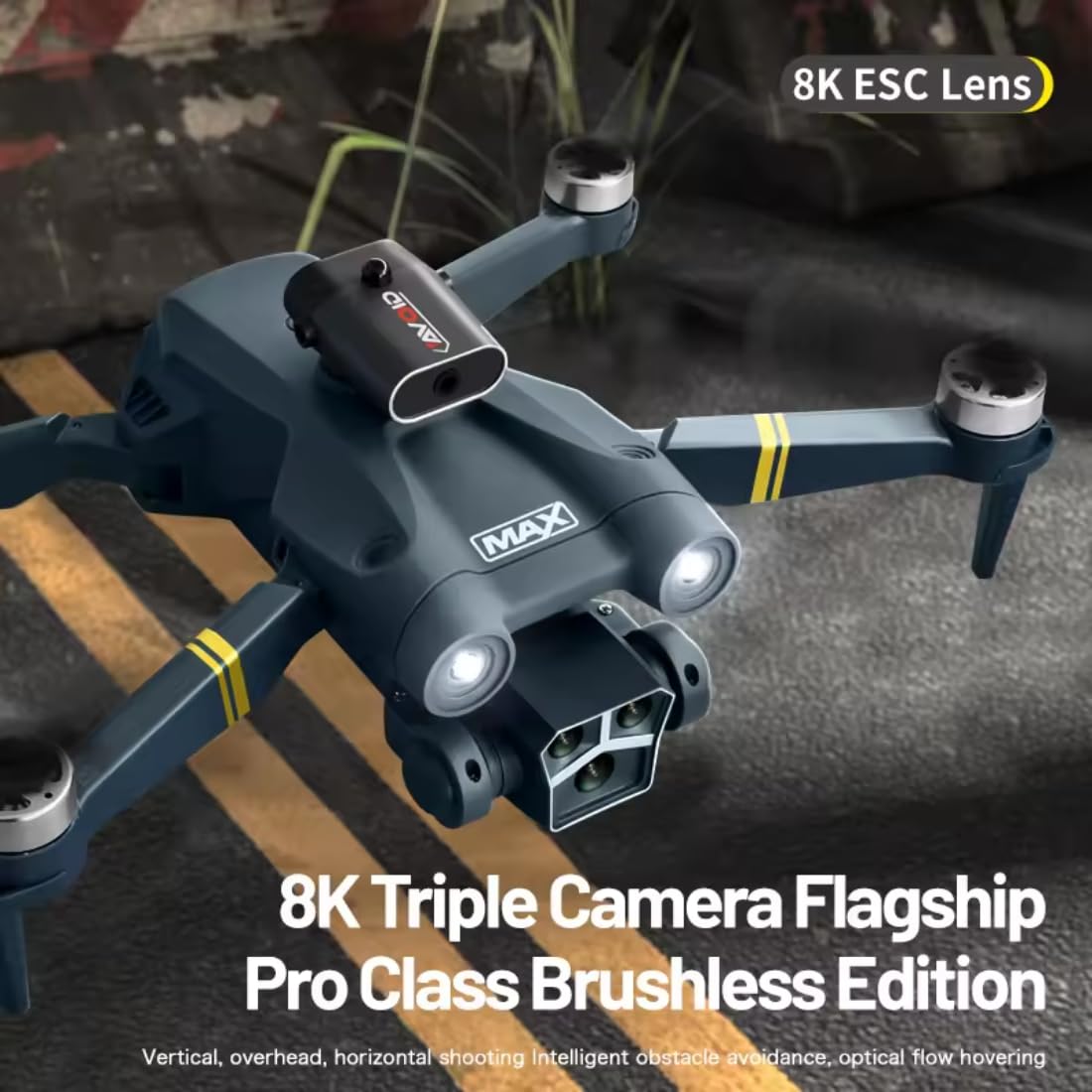 Brushless Toy Drone with 4K UHD Camera, 30-Minute Flight Time, Foldable Design, Smart Flight Modes, Auto Return & Stable Flight for Aerial Photography & Exploration. (M3-MAX)