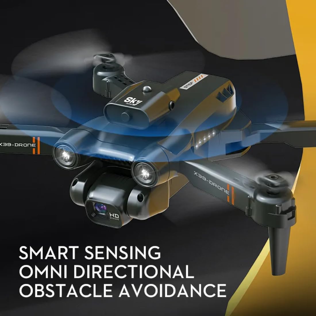 4K UHD Camera Toy Drone with 30-Minute Battery Life, Auto Return, 6-Axis Gyro Stability, Smart Auto-Fly Modes, 360° Stunt Flip, One-Key Return, Follow-Me, Gesture Control for Aerial Photography.(P12)