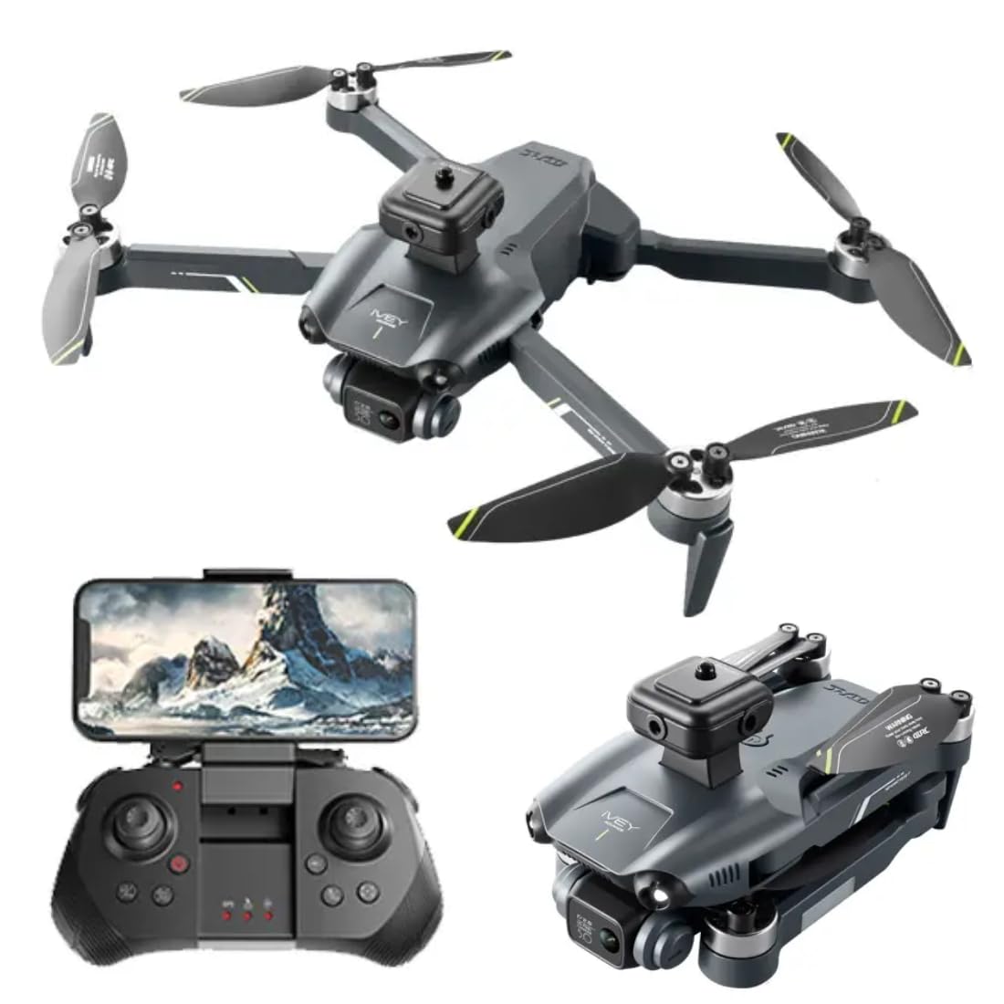 4K Brushless Toy Drone with Long-Range Control, Foldable Design, Auto Return, Long Flight Time and 45-Minute Flight Time for Advanced Aerial Photography and Exploration. (V28)